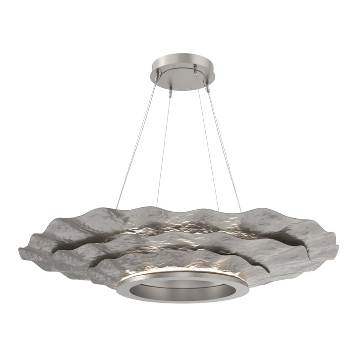 Delphine Chandelier by Hammerton Studio – Medium in Beige Silver