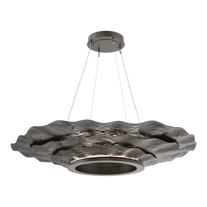 Delphine Chandelier by Hammerton Studio – Medium in Flat Bronze
