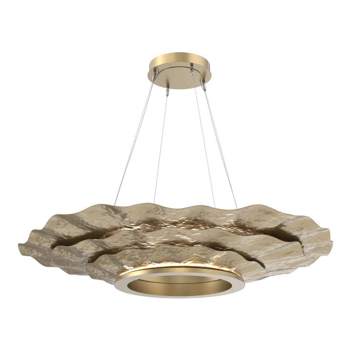 Delphine Chandelier by Hammerton Studio – Medium in Gilded Brass