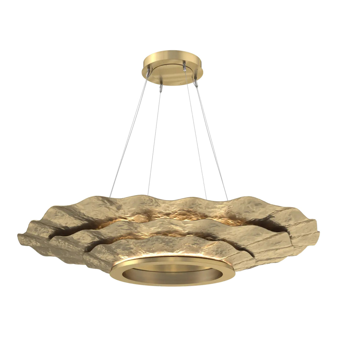 Delphine Chandelier by Hammerton Studio – Medium in Heritage Brass