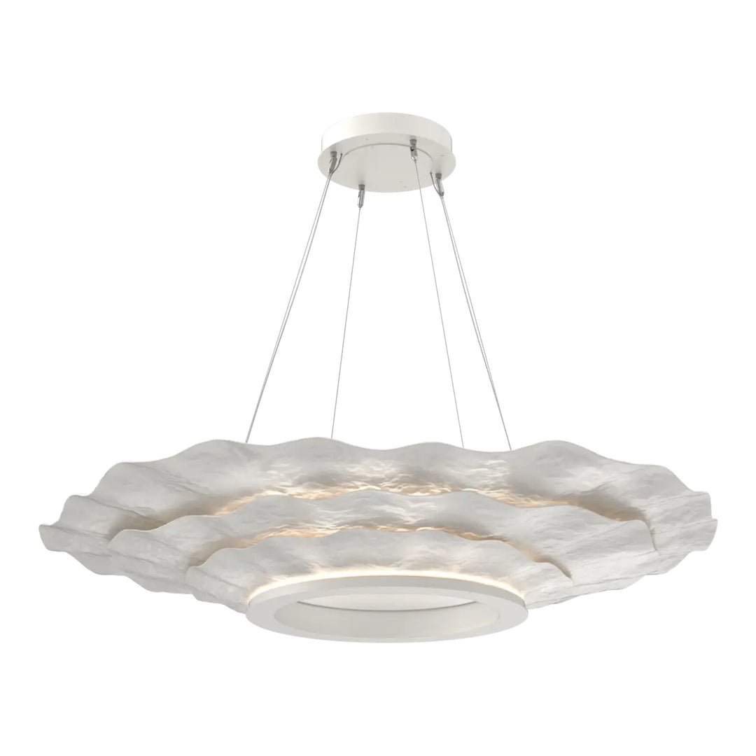 Delphine Chandelier by Hammerton Studio – Medium in Salt White