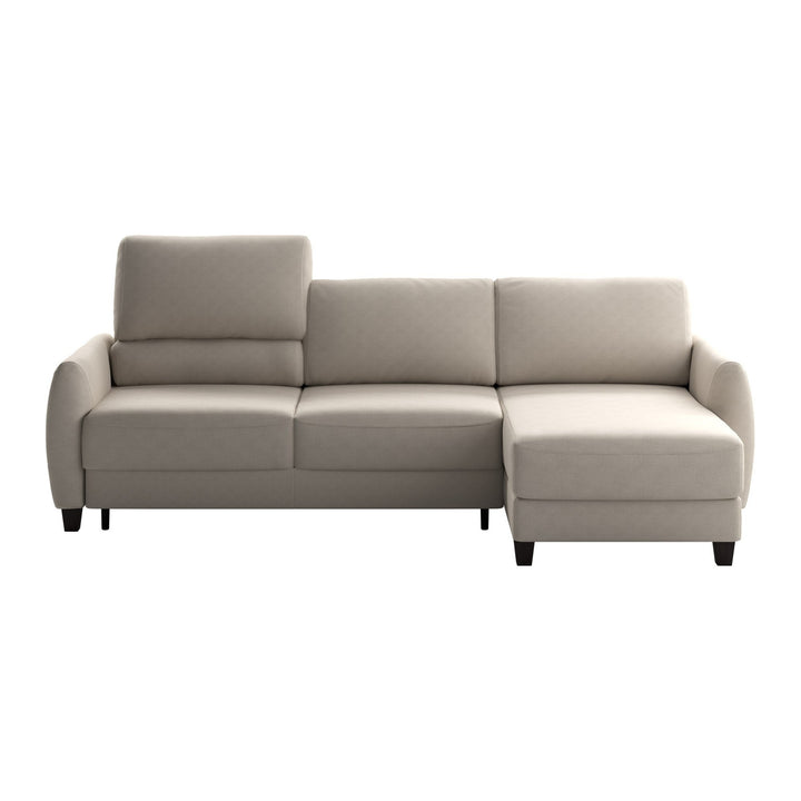 Delta Full XL Sleeper Sectional by Luonto — white cutout