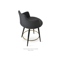 Dervish Large Ana Stool by Soho Concept — white cutout