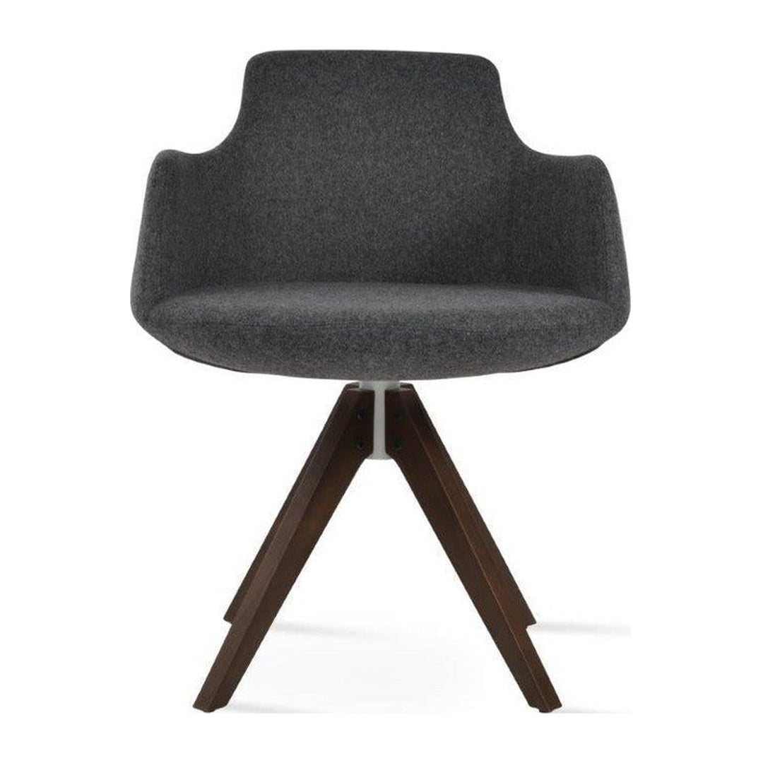 Dervish Pyramid Swivel Dining Chair Soho Concept