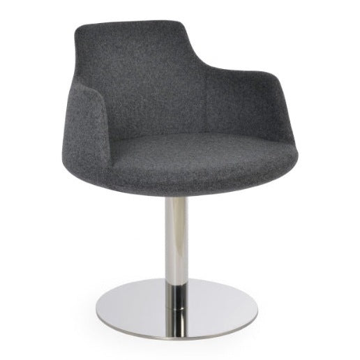 Dervish Round Swivel Armchair
