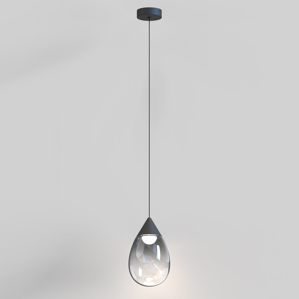 Dewdrop Large LED Pendant by ET2 Lighting, styled view 1