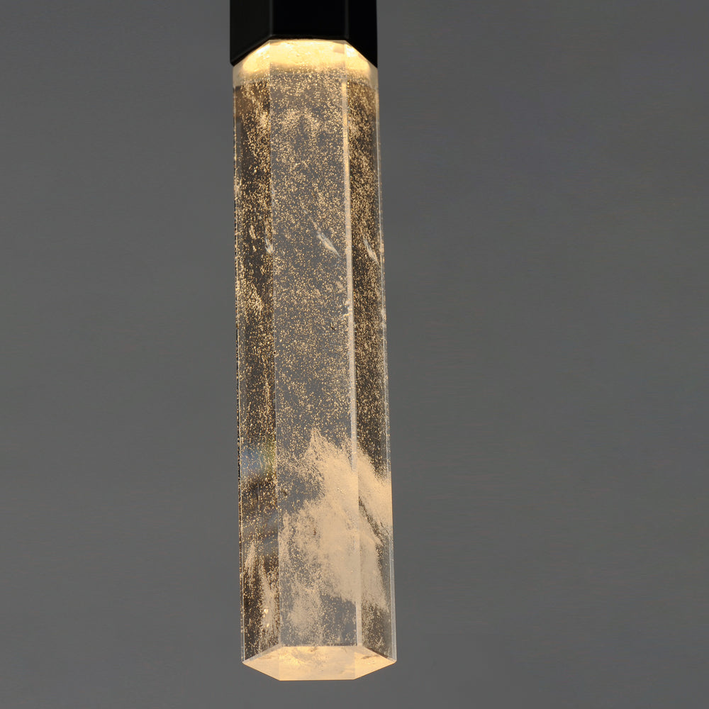 Diaphane LED 1-Light Pendant (15.75" H) by ET2 Lighting, styled view 1