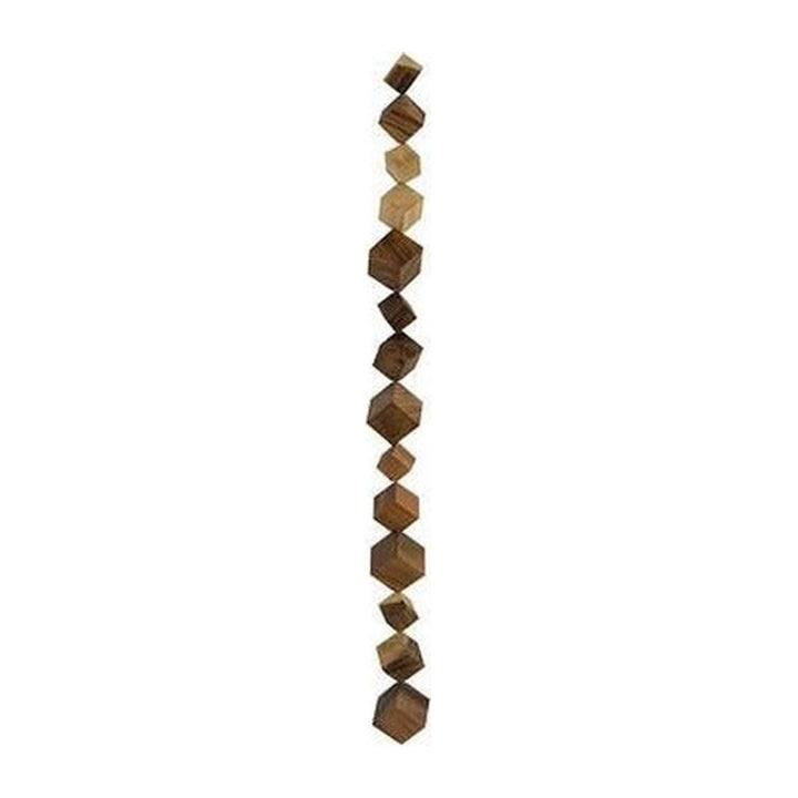 Dice Wall Art, Chamcha Wood, Natural Phillips Collection