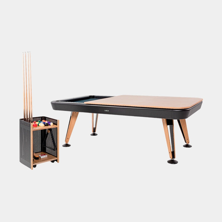 Diagonal Dining Top oak angle