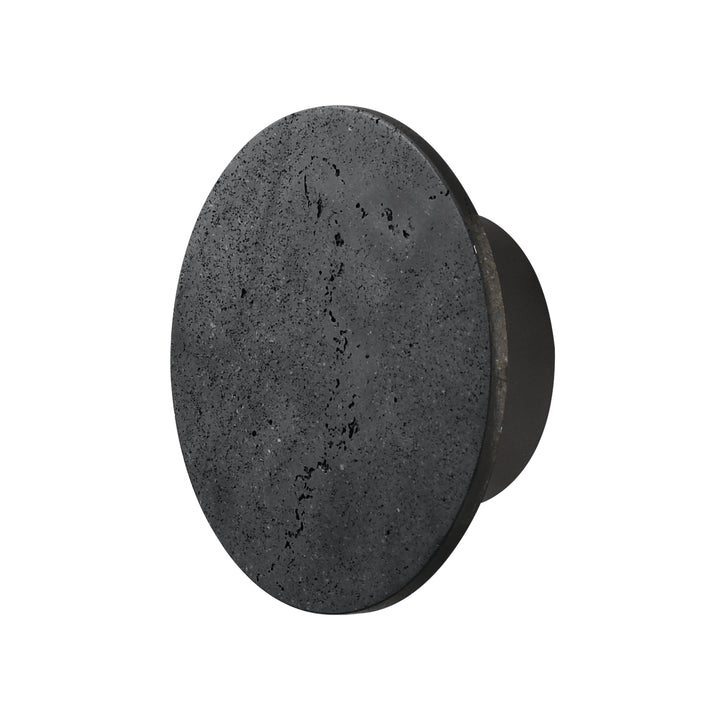 Discus 9" LED Outdoor Wall Sconce by ET2 Lighting in Lava / Gunmetal, front view