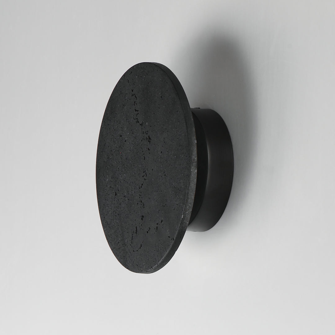 Discus 9" LED Outdoor Wall Sconce by ET2 Lighting, styled view 2