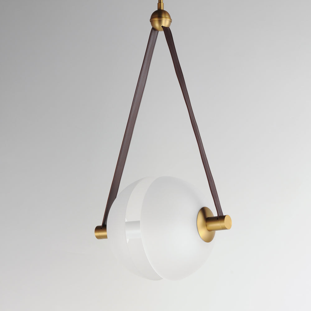 Dispatch 17" LED Pendant by ET2 Lighting, styled view 1