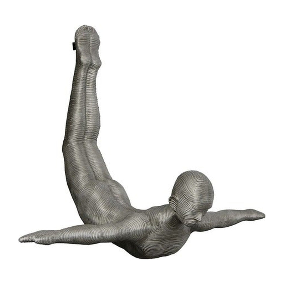 Diving Wall Sculpture Aluminum, Large Phillips Collection