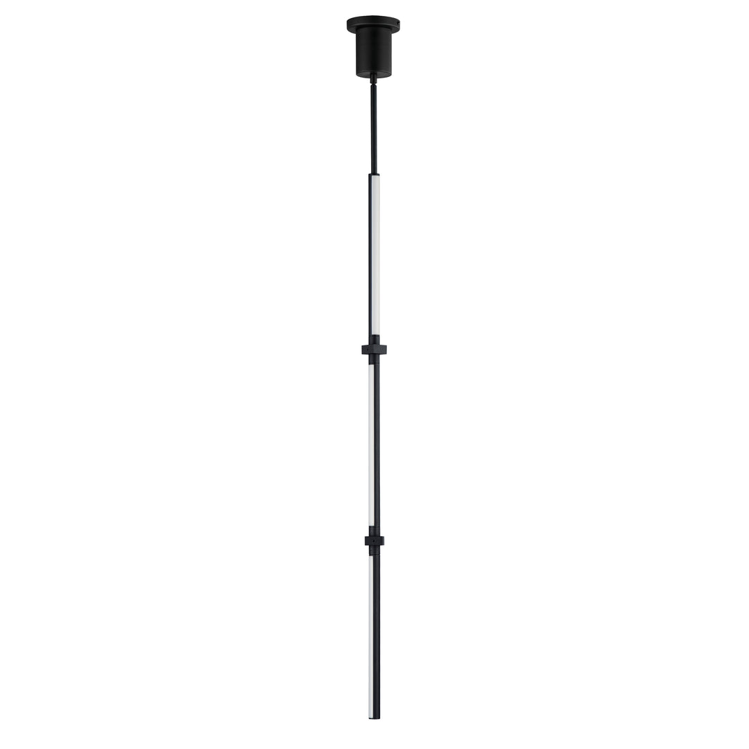 Dorian 48" Vertical LED Pendant by ET2 Lighting in Black finish