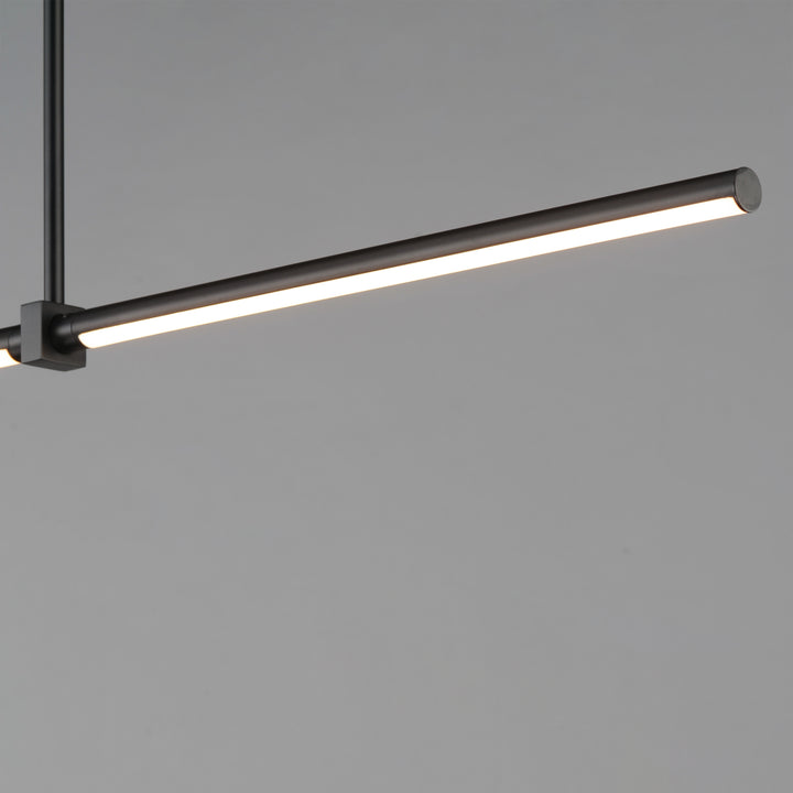 Dorian 60" Linear LED Pendant by ET2 Lighting, styled view 4