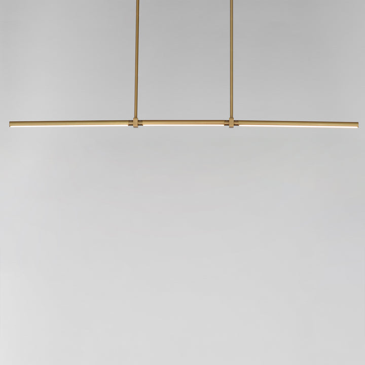 Dorian 60" Linear LED Pendant by ET2 Lighting, styled view 5