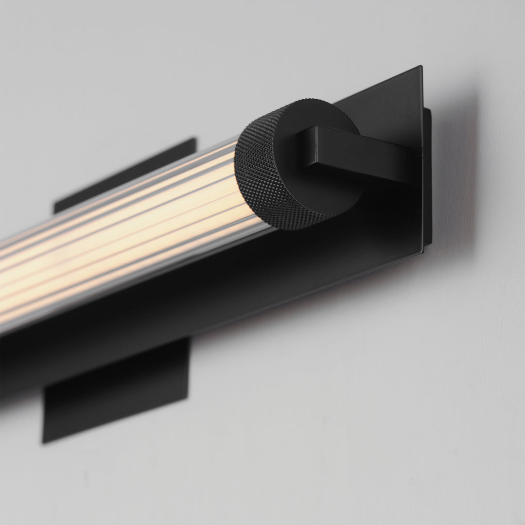 Doric 18" LED Wall Sconce by ET2 Lighting, styled view 5