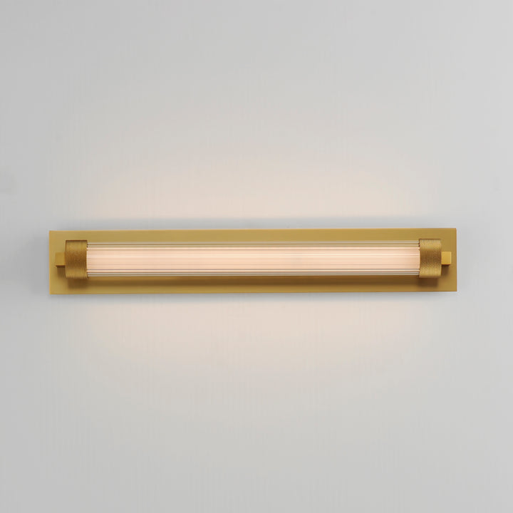 Doric 18" LED Wall Sconce by ET2 Lighting, styled view 7