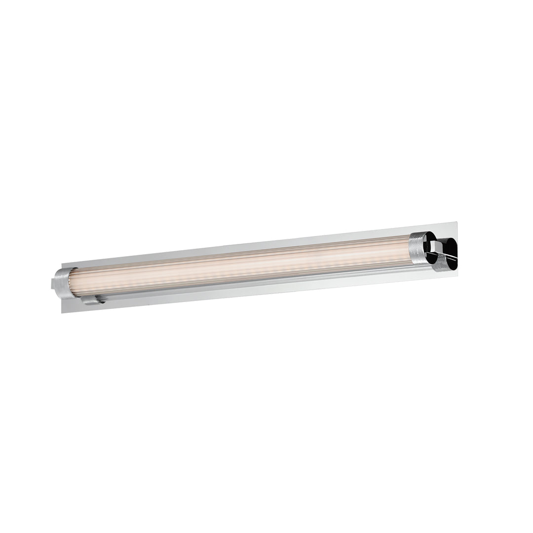 Doric 24" LED Bath Sconce by ET2 Lighting in Polished Chrome finish