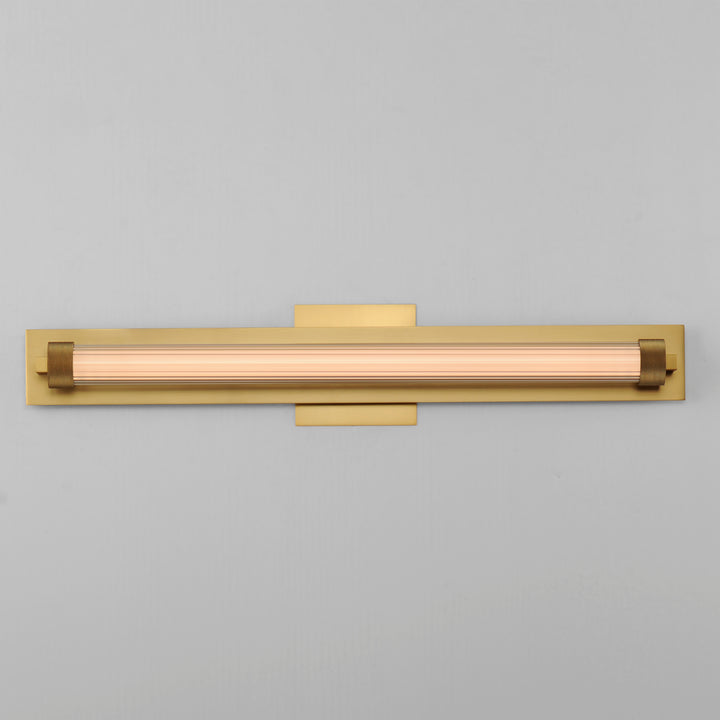 Doric 24" LED Bath Sconce by ET2 Lighting, styled view 7