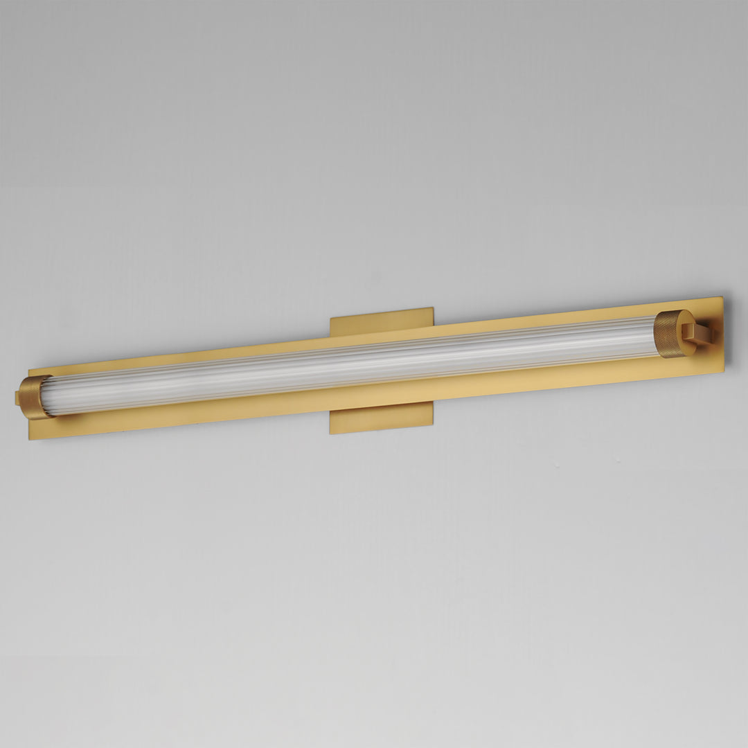 Doric 30" LED Bath Sconce by ET2 Lighting, styled view 5