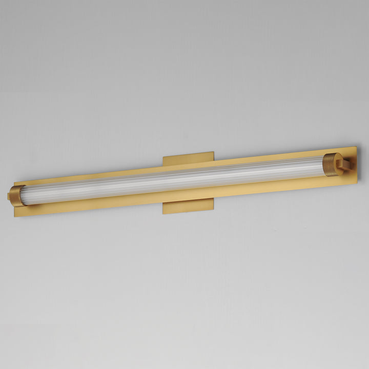 Doric 30" LED Bath Sconce by ET2 Lighting, styled view 5