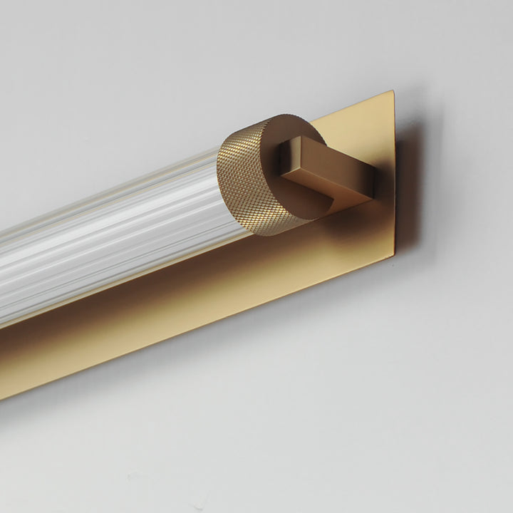 Doric 30" LED Bath Sconce by ET2 Lighting, styled view 6