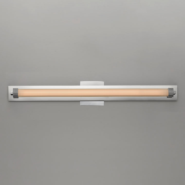 Doric 30" LED Bath Sconce by ET2 Lighting, styled view 7