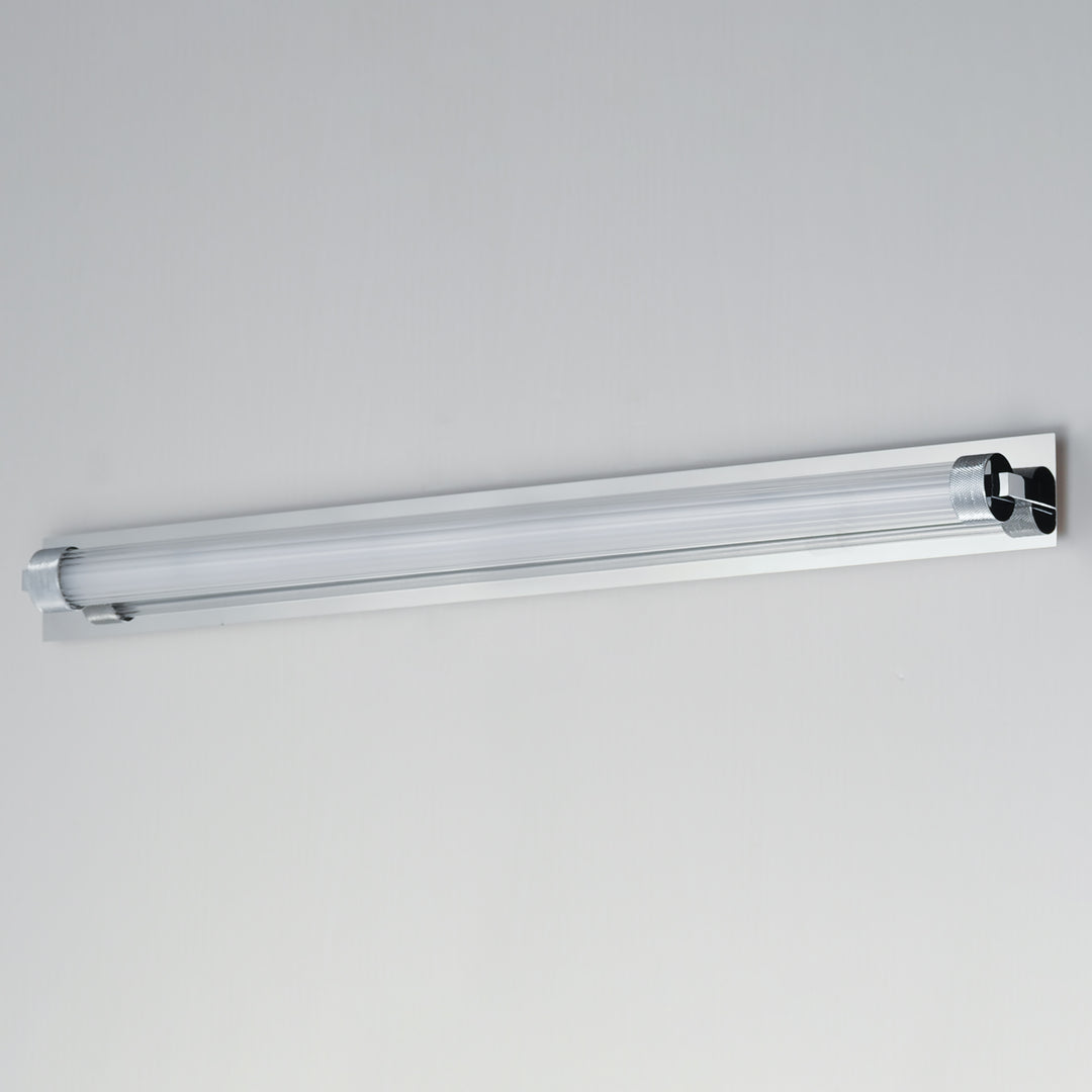 Doric 30" LED Bath Sconce by ET2 Lighting, styled view 8