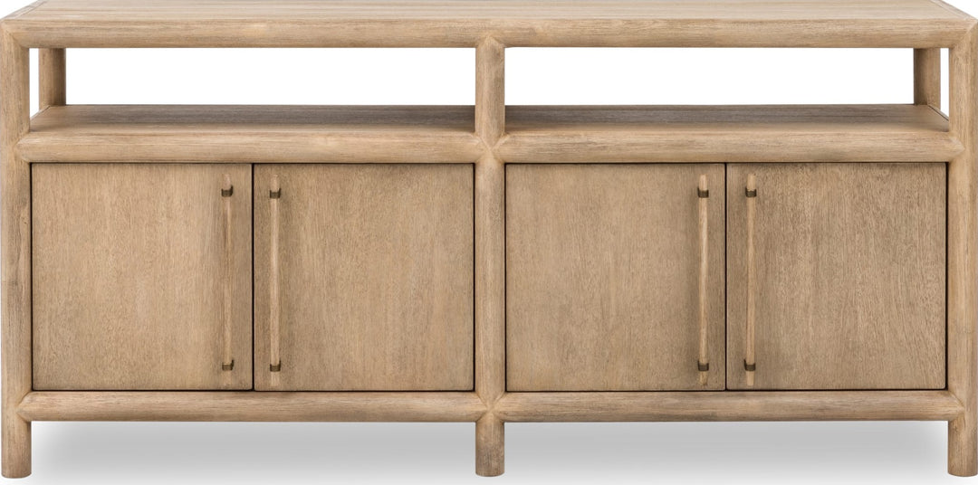 Dorsey 64" Entertainment Console in Granola — lifestyle photo