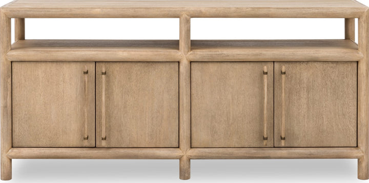 Dorsey 64" Entertainment Console in Granola — lifestyle photo