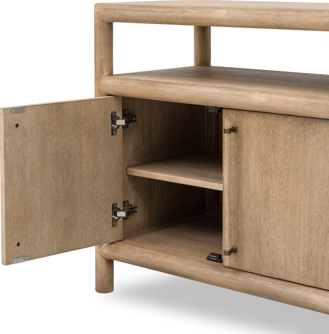 Dorsey 64" Entertainment Console in Granola — lifestyle photo