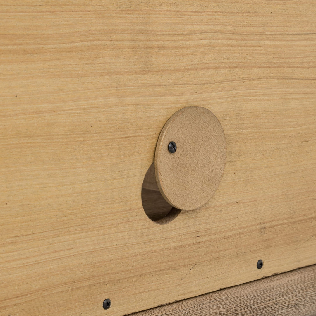 Dorsey 64" Entertainment Console in Granola — lifestyle photo