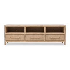 Dorsey 84" Entertainment Console by Modus in Granola — product view on a white background