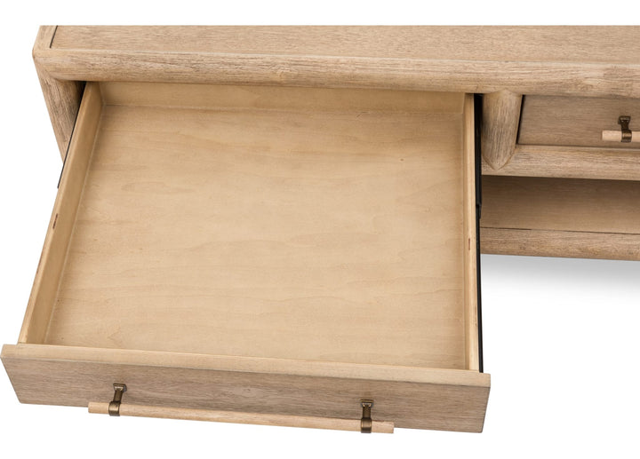 Dorsey Coffee Table in Granola — product view on a white background