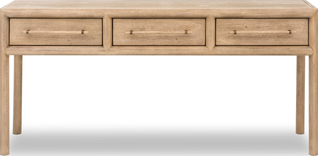 Dorsey Console Table in Granola — lifestyle photo
