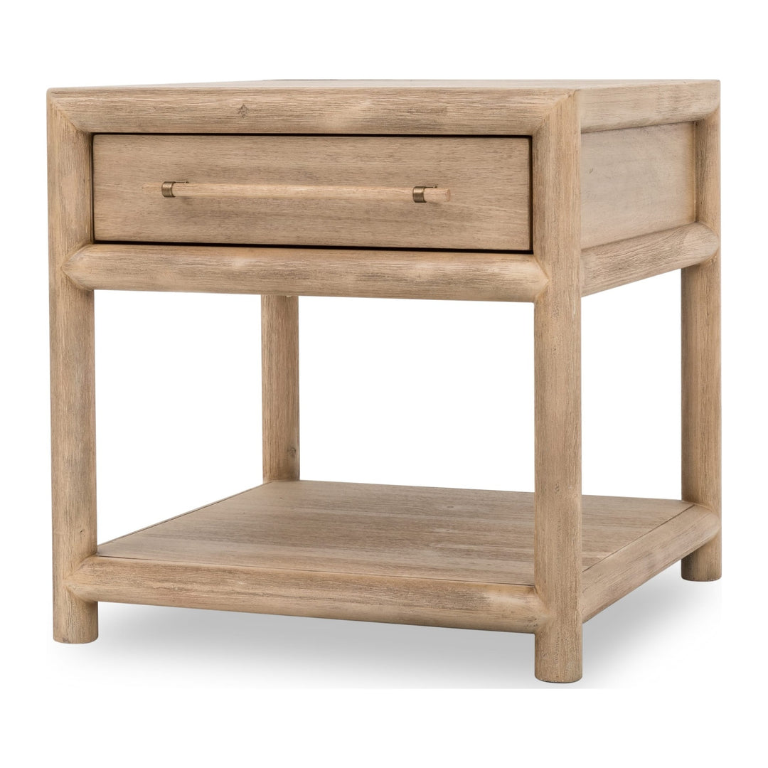 Dorsey End Table by Modus in Granola — product view on a white background