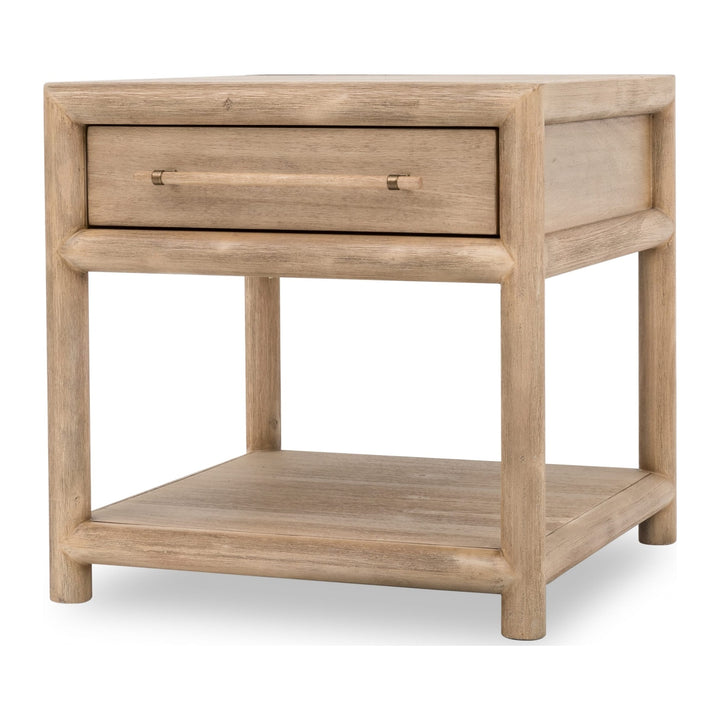 Dorsey End Table by Modus in Granola — product view on a white background