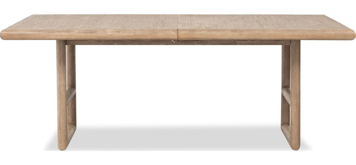 Dorsey Extendable Dining Table in Granola — product view on a white background