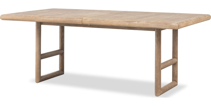 Dorsey Extendable Dining Table in Granola — product view on a white background
