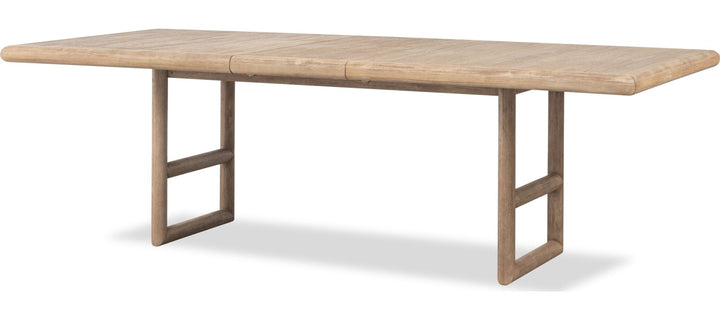 Dorsey Extendable Dining Table in Granola — product view on a white background