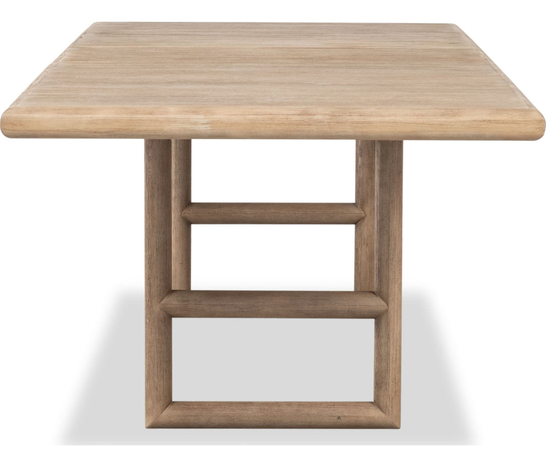 Dorsey Extendable Dining Table in Granola — product view on a white background