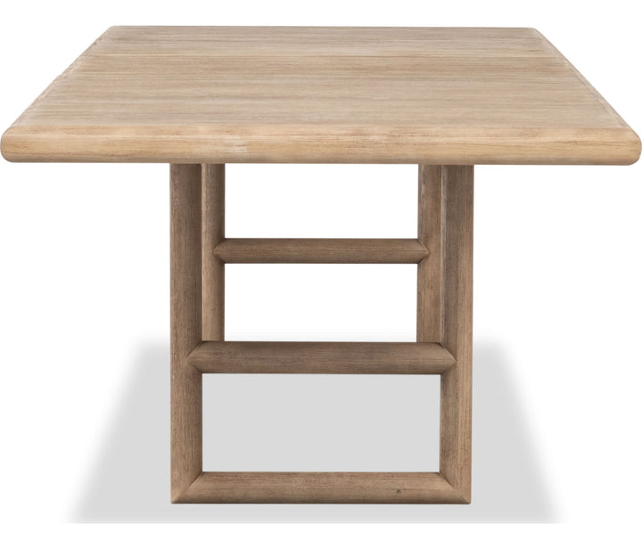 Dorsey Extendable Dining Table in Granola — product view on a white background