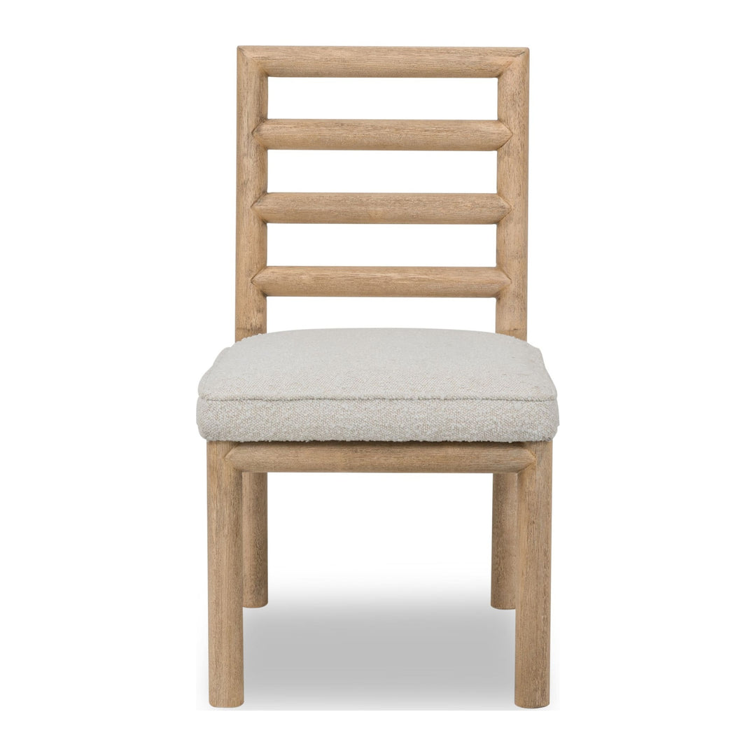 Dorsey Ladder Back Dining Chair by Modus in Ricotta — product view on a white background
