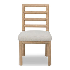 Dorsey Ladder Back Dining Chair by Modus in Ricotta — product view on a white background