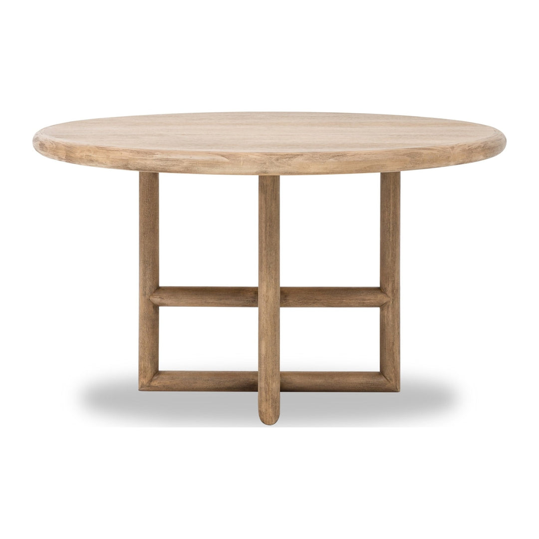 Dorsey Round Dining Table by Modus in Granola — product view on a white background