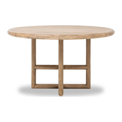 Dorsey Round Dining Table by Modus in Granola — product view on a white background