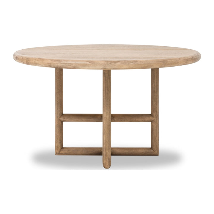 Dorsey Round Dining Table by Modus in Granola — product view on a white background