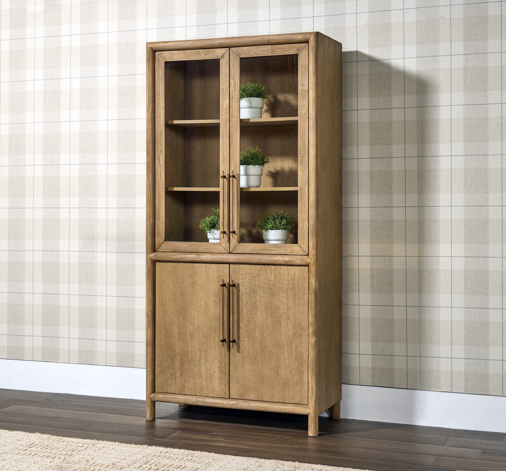 Dorsey Storage Cabinet in Granola — lifestyle photo