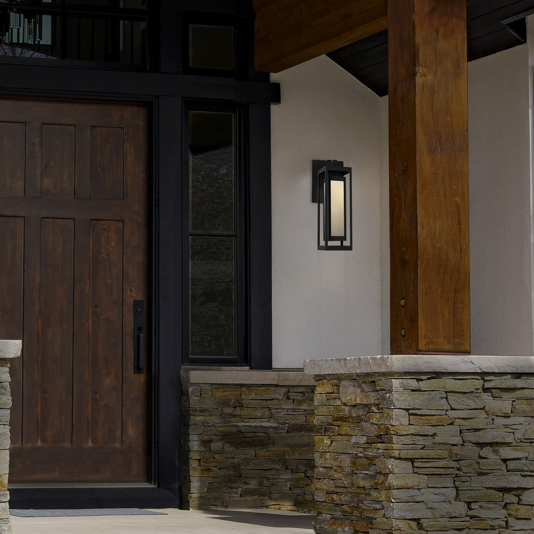 Double Box Outdoor Lantern by Hammerton Studio in a styled interior